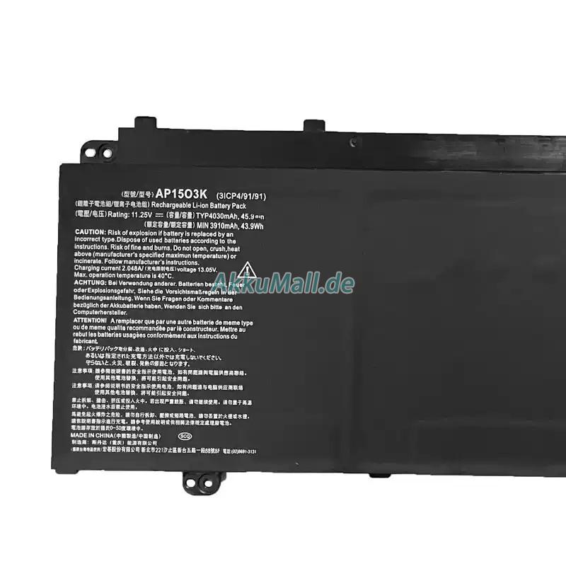 Acer Swift 5 SF515-51T-73PLAkku