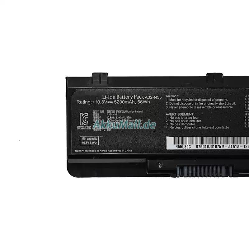 Asus N75YI267SL-SLAkku