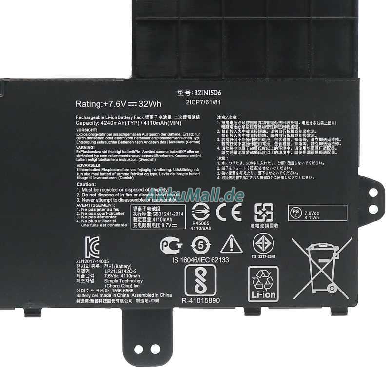 Asus 0B200-01430700 Akku