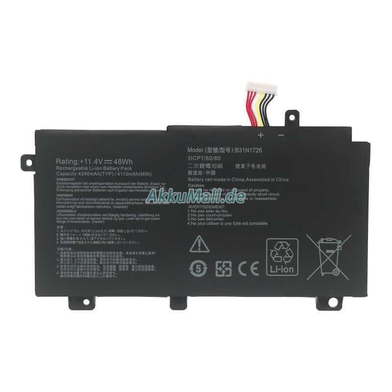 Asus TUF Gaming F17 TUF766HEB-HX085T Akku