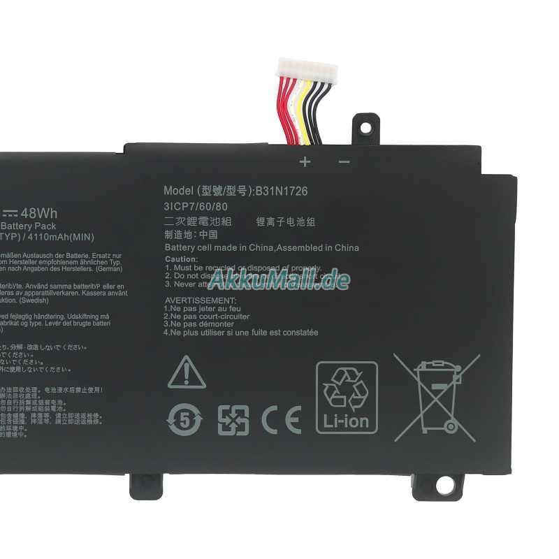 Asus TUF Gaming F17 TUF766HEB-HX085T Akku