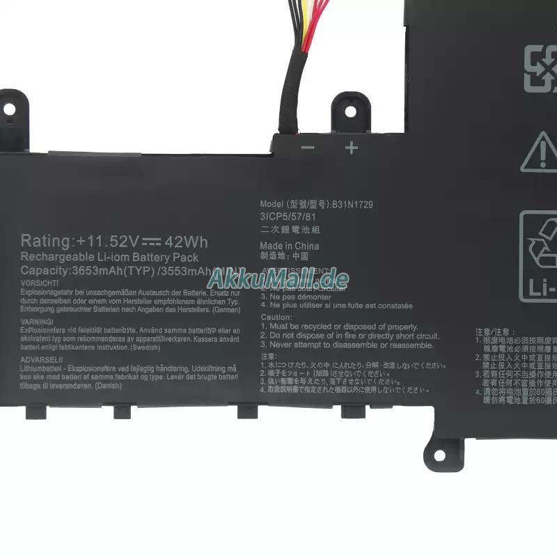 Asus VivoBook S530FN-BQ370T Akku