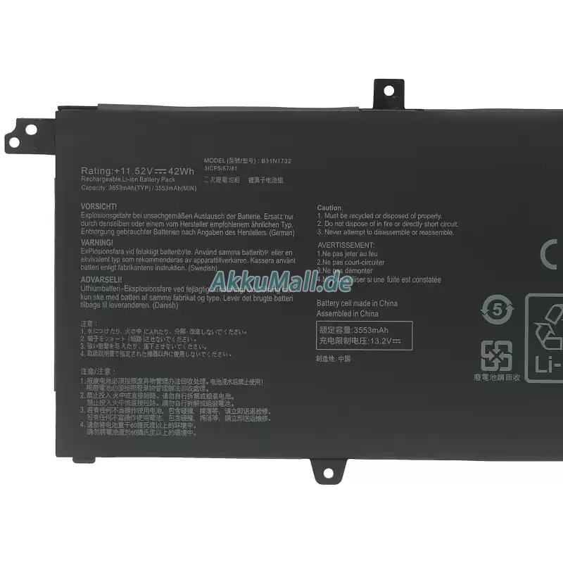 Asus FX571GT-AL717TAkku