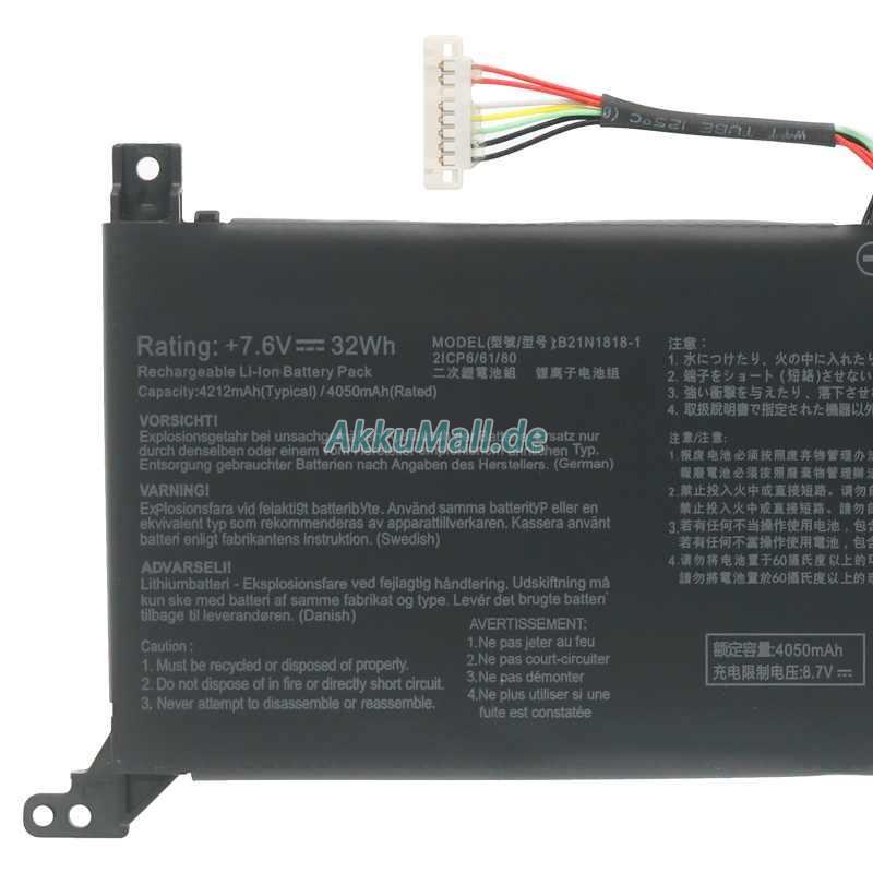Asus VivoBook R509FA-EJ086T Akku