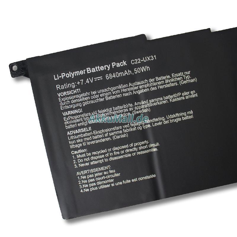 Asus 0B200-00020000 Akku
