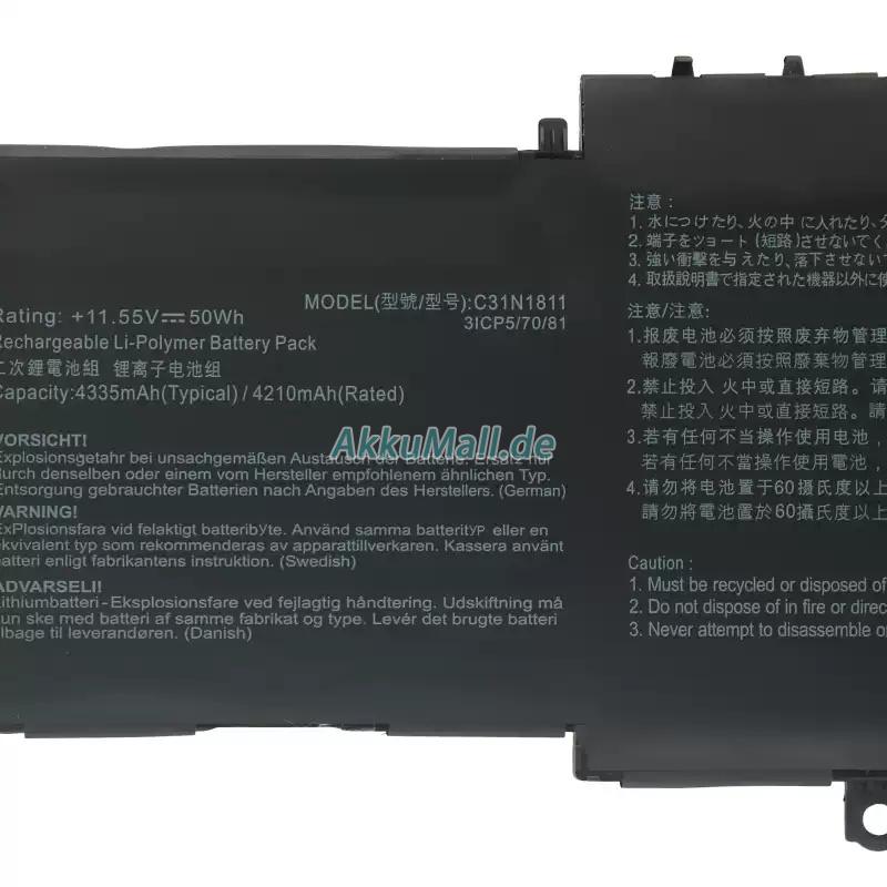 Asus ZenBook UX433FA-A5200TAkku