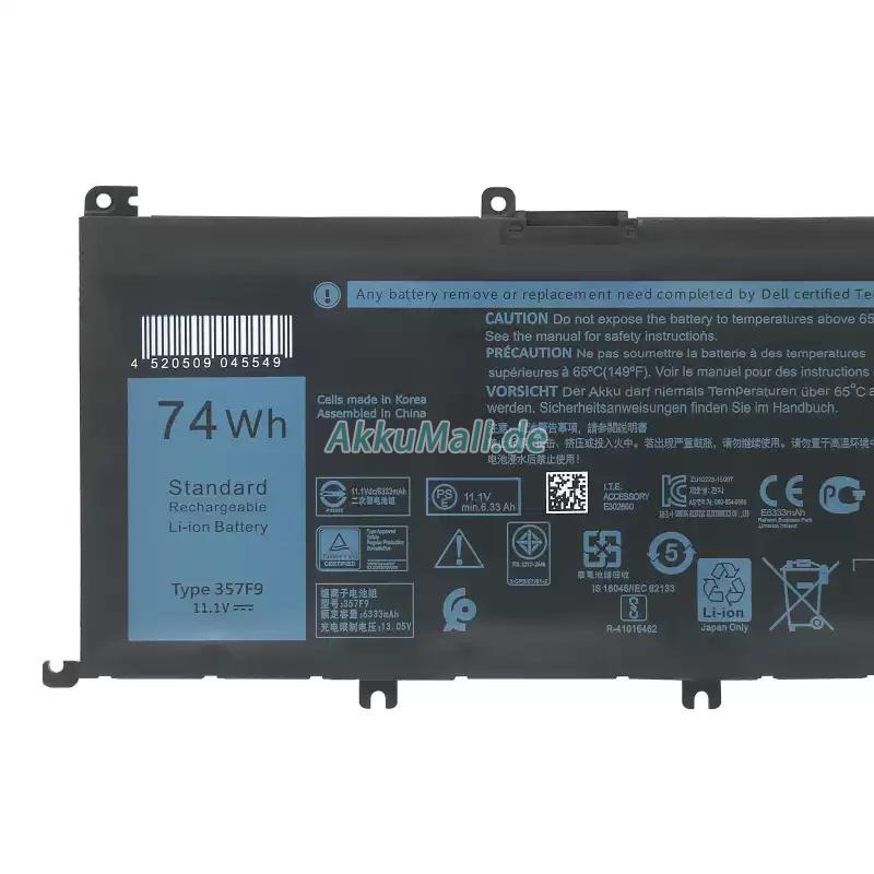 Dell P65FAkku