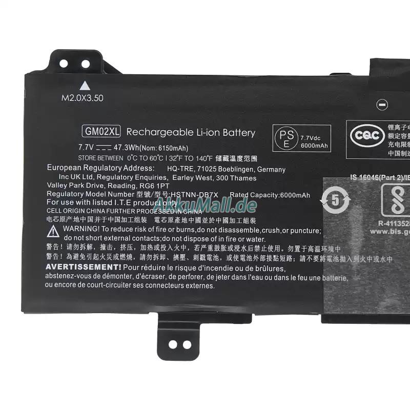 HP Chromebook x360 11-ae105nf Akku