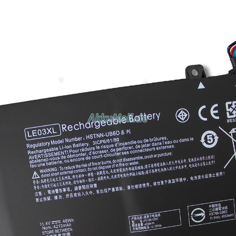 HP PAVILION X360 15-BK170NB Akku