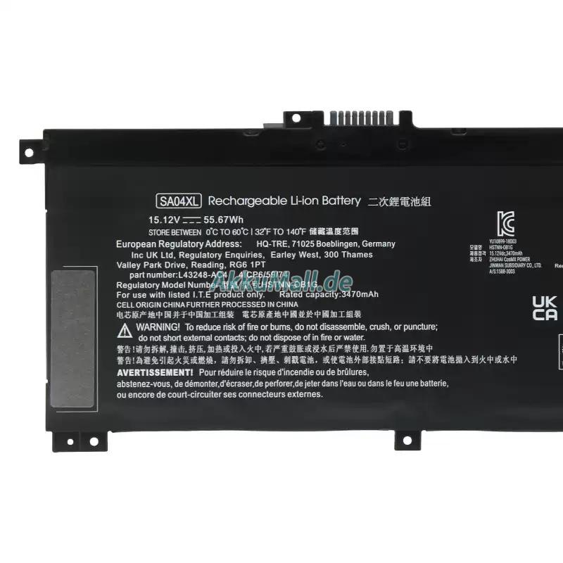 HP ENVY X360 15-dr1008ca Akku