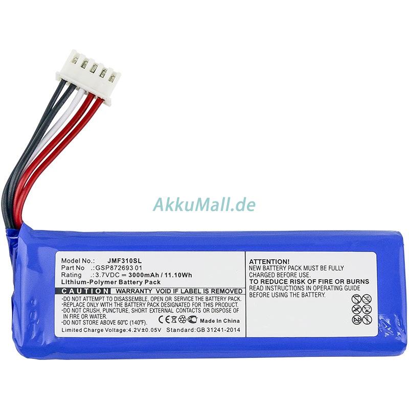 Akku für JBL Gsp872693 01