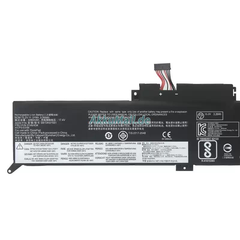 Lenovo ThinkPad X380 Yoga-20LJ0011MN Akku