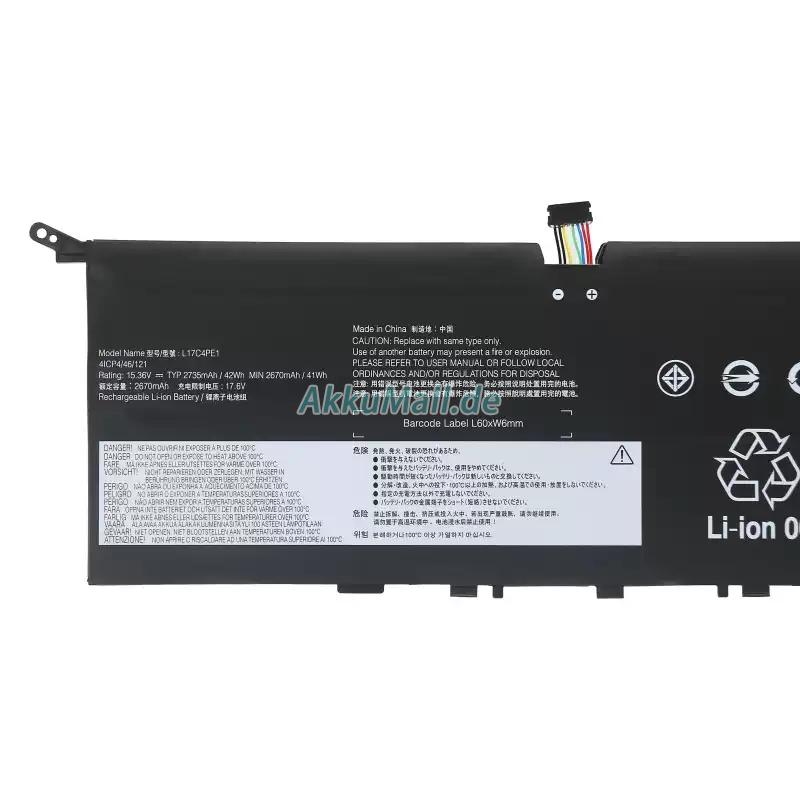Lenovo L17C4PE1Akku