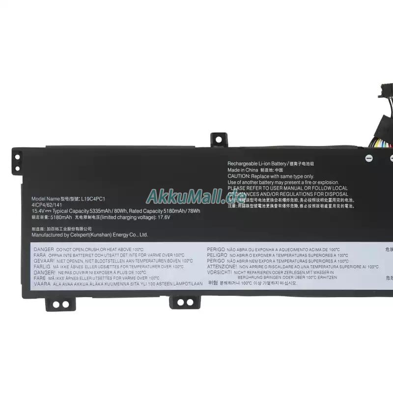 Lenovo Legion 5P-15IMH05-82AY000YMJ Akku