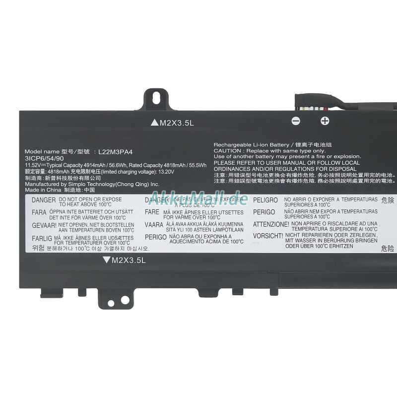 Lenovo IdeaPad 5 14IAU8-83BF003QMX Akku