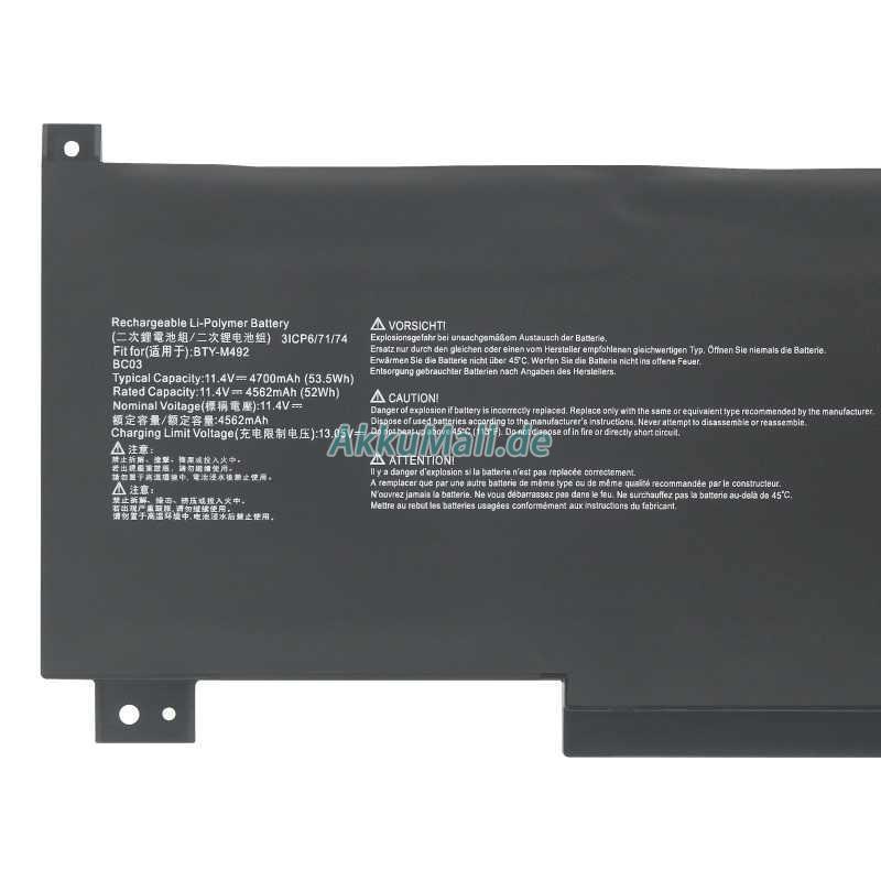 MSI Sword 15 A11SC Akku